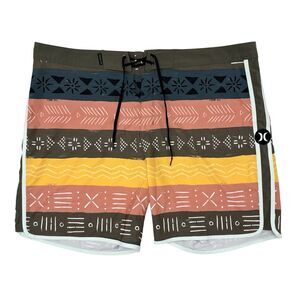 Hurley Board Shorts Men's Size 40 Phantom Native Aztec Hybrid Swim Suit Trunks‎